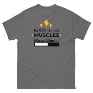 Klassisches Herren-T-Shirt “Installing Muscles”